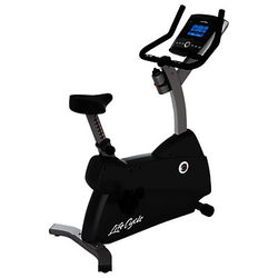 Life Fitness Lifecycle C1 Upright Exercise Bike with Go Console